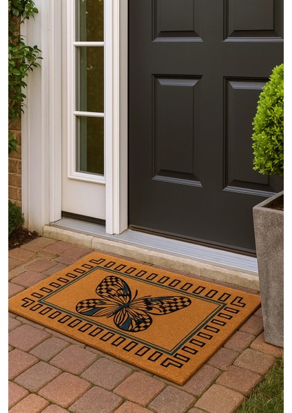 Velür Coco Dokulu Welcome Hoş Geldiniz Kapı Önü Dış Mekan Paspası 45X70CM 27YCM260102 fiyatları