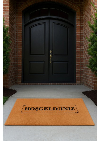 Velür Coco Dokulu Welcome Hoş Geldiniz Kapı Önü Dış Mekan Paspası 45X70CM 27YCM260104 fiyatları