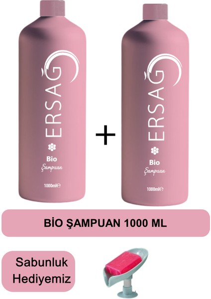 Bio Şampuan (2ADET) 1000 ml - Sabunluk Hediyemiz 157-11
