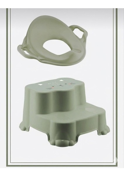 Kaymaz Çocuk Klozet Adaptörü & Basamak Seti | Güvenli Tuvalet Eğitimi ve Ergonomik Tasarım fiyatları