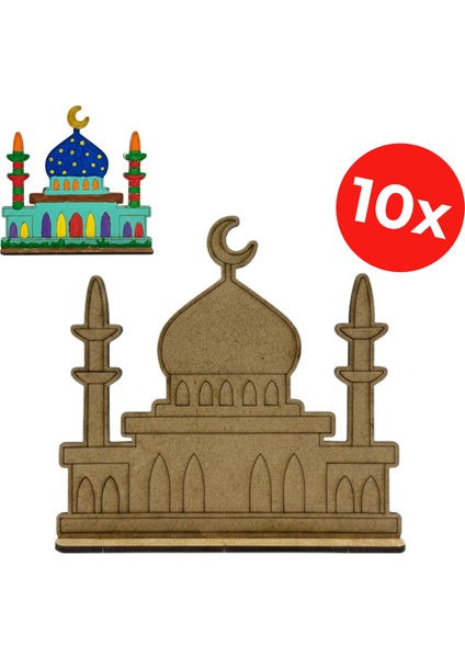 Eğitici Camii Maket Seti – Ramazan Etkinlik Malzemesi