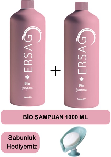 Bio Şampuan (2ADET) 1000 ml - Sabunluk Hediyemiz 157-13