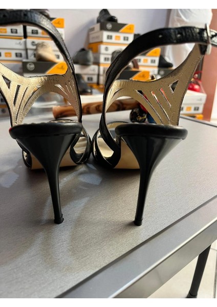 Kleopatra Siyah Tango-Dans-Abiye Ayakkabı modelleri