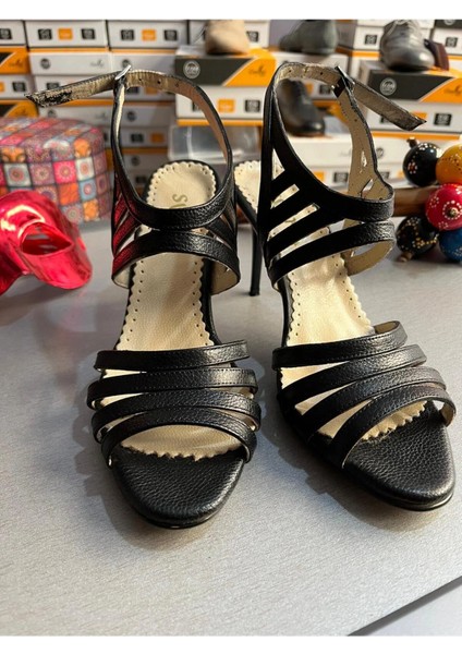 Kleopatra Siyah Tango-Dans-Abiye Ayakkabı indirimleri