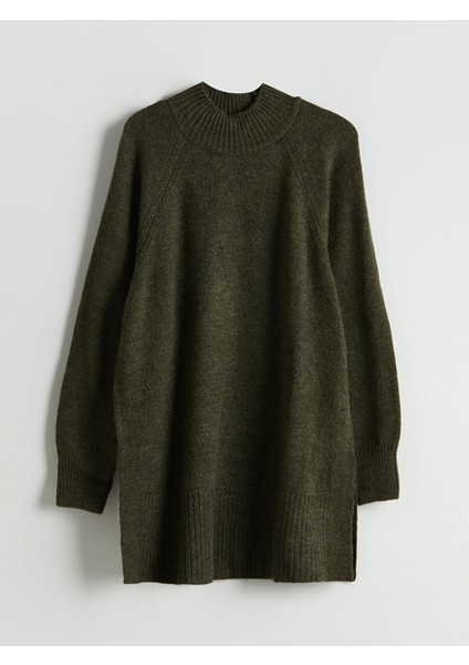 Artı Yeni Sezon Dik Yaka Oversize Kadın Triko Tunik indirimleri