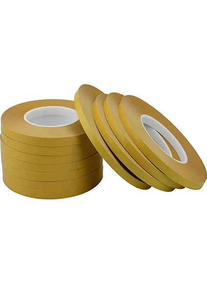 Çift Taraflı Şeffaf Sarı Bant 15 mm Eninde 100 M. Uzunlukta 5 Adet Gönderilmektedir. modelleri