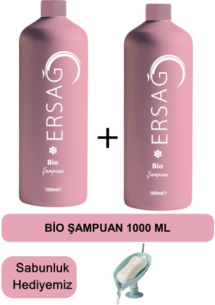 Bio Şampuan (2ADET) 1000 ml - Sabunluk Hediyemiz 157-09