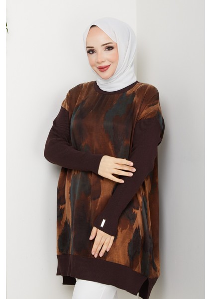 Kadın Ipek Kupra Merserize Triko Tunik -PMK495 fırsatları