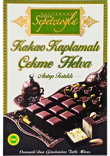Kakao Kaplamalı Antep Fıstıklı Çekme Helva fiyatları