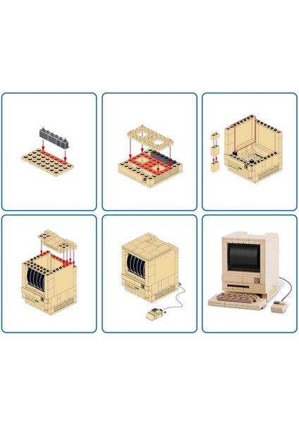 Max Retro Sürprizi - Bilgisayar 221 Parça modelleri