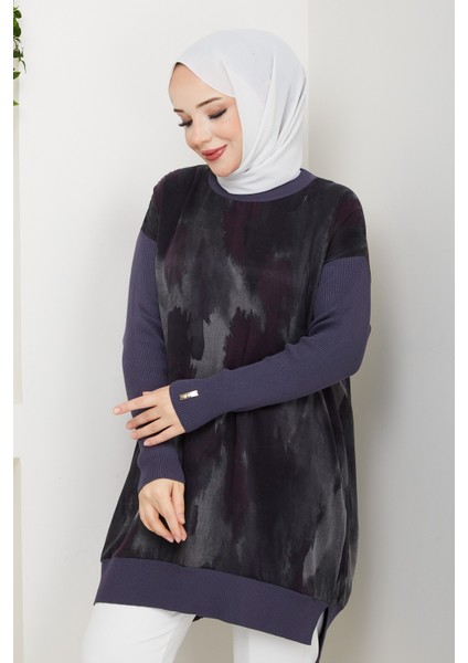 Kadın Ipek Kupra Merserize Triko Tunik -PMK495 indirimleri