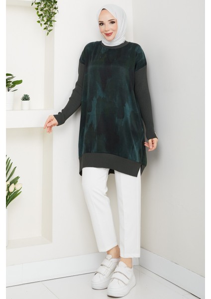 Kadın Ipek Kupra Merserize Triko Tunik -PMK495 fiyatları