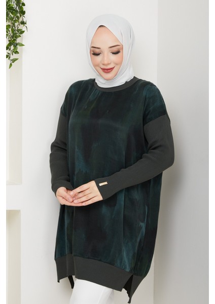 Kadın Ipek Kupra Merserize Triko Tunik -PMK495 fırsatları