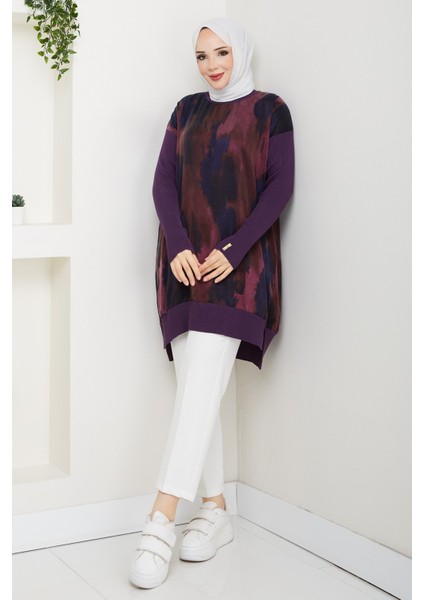 Kadın Ipek Kupra Merserize Triko Tunik -PMK495 fiyatları