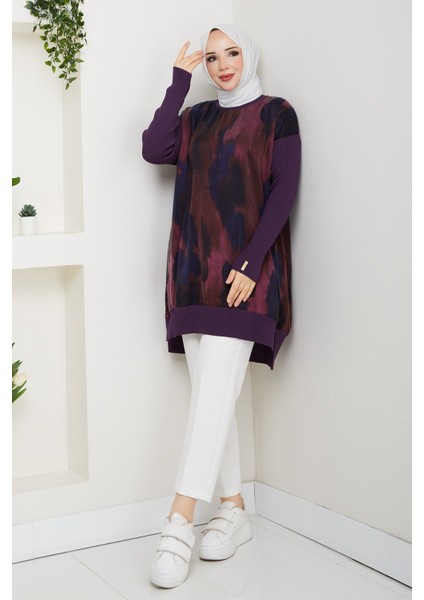 Kadın Ipek Kupra Merserize Triko Tunik -PMK495 modelleri