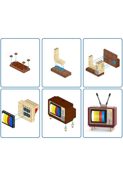 Max Retro Sürprizi - Televizyon 168 Parça modelleri