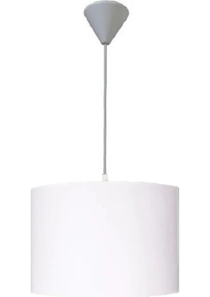 Beyaz M-0687 Kumaş Kaplama 2.li Set Salon Oturma Odası Yatak Odası Genç ve Çocuk Odası Avize ve Abajur fiyatları