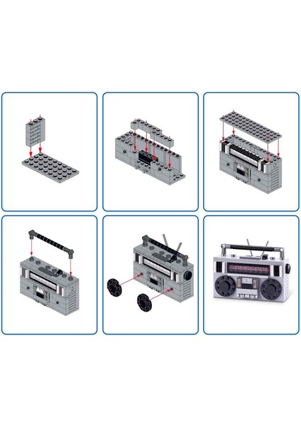Max Retro Sürprizi - Kaset Çalar Radyo 157 Parça modelleri
