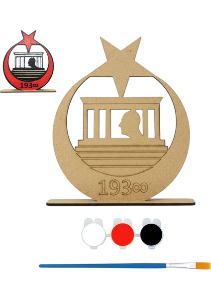 Atatürk Temalı Ahşap Etkinlik Kiti – Anıtkabir & Türk Yıldızı Tasarım