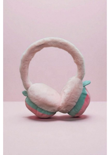 Soğuktan Koruyucu Meyveli Peluş Kışlık Katlanabilir Kulaklık Kulak Koruyucu