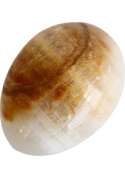 Bal Oniks Doğal Taş Yumurta – 2,3 Inç | El Yapımı Dekoratif Şifa Taşı | Benzersiz Doğal Desenli modelleri