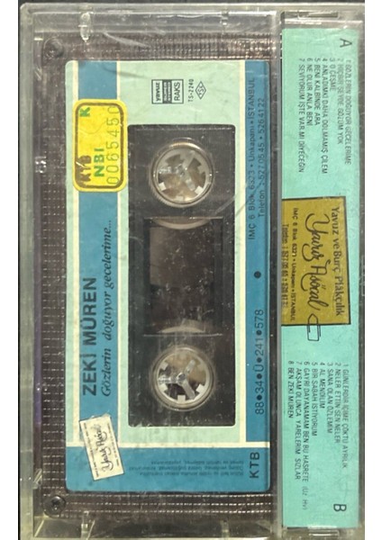 Kaset Zeki Müren Gözlerin Doğuyor Gecelerime Kaset fiyatları