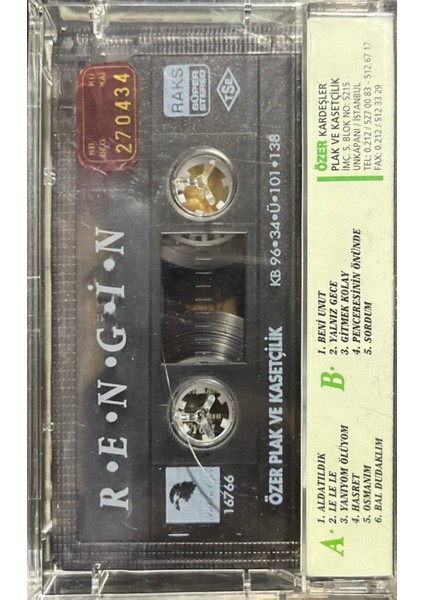 Kaset Rengin Kaset fiyatları