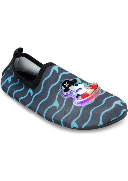 Işıklı Köpek Balığı Figürlü Kaymaz Tabanlı Esnek Hafif Dayanıklı Çocuk Havuz Plaj Deniz Ayakkabısı fiyatları