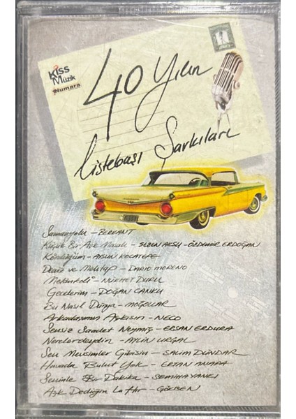 Kaset 40 Yılın Listebaşı Şarkıları Kaset