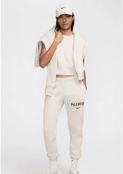 Sportswear Phoenix Fleece Kadın Beyaz Eşofman Altı Kadın Eşofman Altı