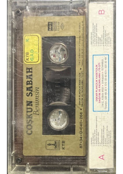 Kaset Coşkun Sabah Benimsin Kaset fiyatları