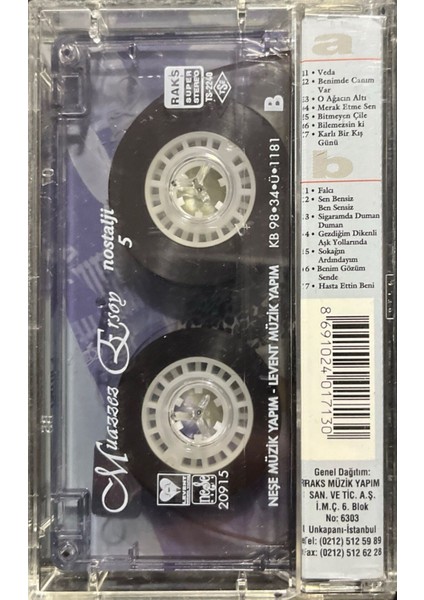 Kaset Muazzez Ersoy Nostalji 5 Kaset fiyatları