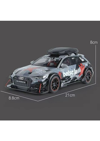 Audi Rs6 Araba Station Wagon 1:24 Diecast Metal Model Araba Koleksiyon Araba Modifiyeli fiyatları