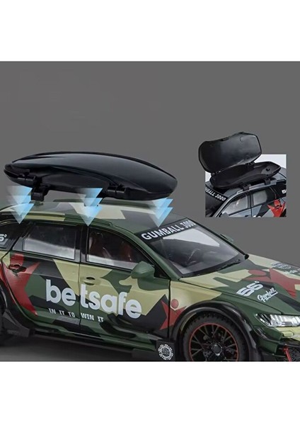 Audi Rs6 Araba Station Wagon 1:24 Diecast Metal Model Araba Koleksiyon Araba Modifiyeli modelleri