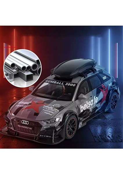 Audi Rs6 Araba Station Wagon 1:24 Diecast Metal Model Araba Koleksiyon Araba Modifiyeli fırsatları