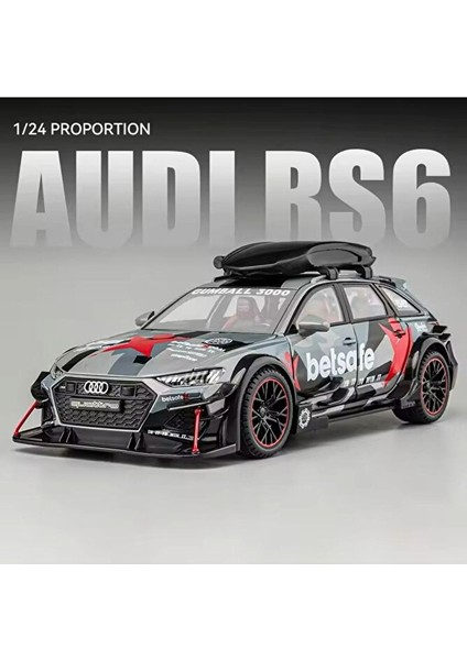 Audi Rs6 Araba Station Wagon 1:24 Diecast Metal Model Araba Koleksiyon Araba Modifiyeli indirimleri