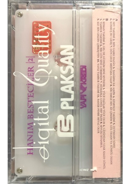 Açılmamış Jelatininde Kaset Hanım Besteciler 2 Inci Çayırlı Serap Mutlu Akbulut Kaset fiyatları