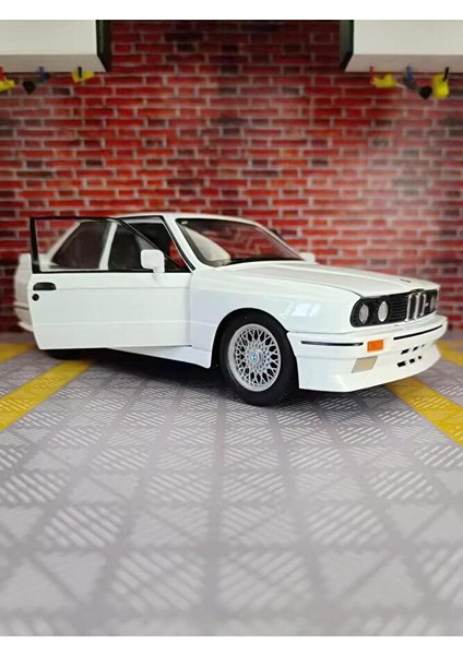 1988 Bmw 3 Serıes M3 White (E30) 1:24 Ölçek Açılan Kapılar Bmw E30 Diecast Araba fiyatları
