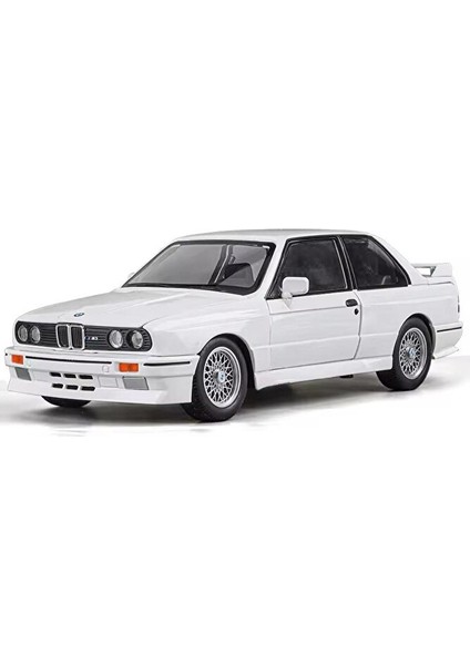 1988 Bmw 3 Serıes M3 White (E30) 1:24 Ölçek Açılan Kapılar Bmw E30 Diecast Araba indirimleri