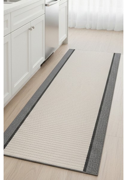 Mutfak Halısı Yıkanabilir Yolluk Kaymaz Taban Dokuma Paspas