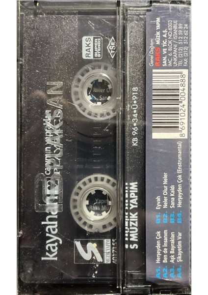 Kaset Kayahan Canımın Yaprakları Kaset fiyatları