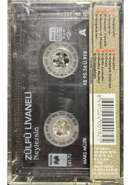 Kaset Zülfü Livaneli Neylersin Kaset fiyatları