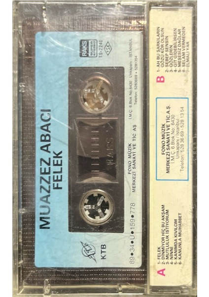 Kaset Muazzez Abacı Felek Kaset fiyatları