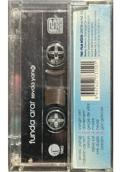 Kaset Funda Arar Sevda Yanığı Kaset Kaset fiyatları
