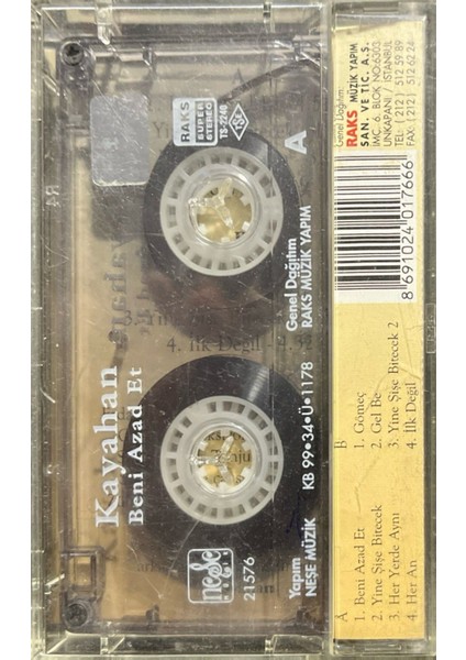 Kaset Kayahan Beni Azat Et Kaset fiyatları