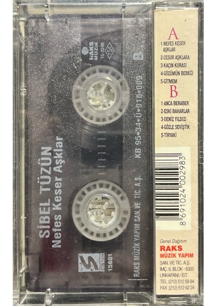 Kaset Sibel Tüzün Nefes Keser Aşklar Kaset fiyatları
