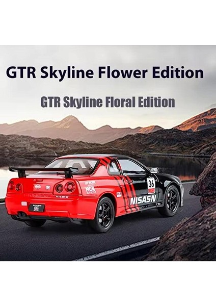 Nissan Skyline Gtr R34 1:24 Ölçek Diecast Model Araba Açılan Kapılar Modifiyeli fiyatları