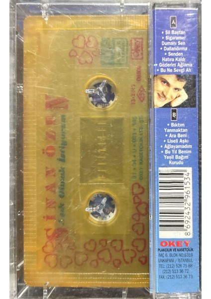 Kaset Sinan Özen Sigaramın Dumanı Sen Kaset fiyatları