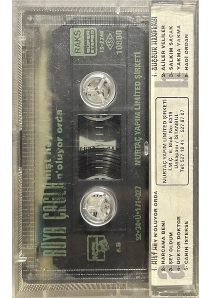 Kaset Rüya Çağla Hişt Hey N'oluyor Orda Kaset fiyatları