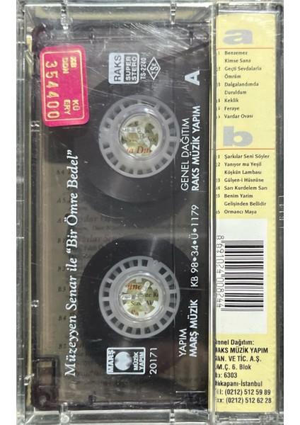 Kaset Müzeyyen Senar Bir Ömre Bedel Kaset fiyatları